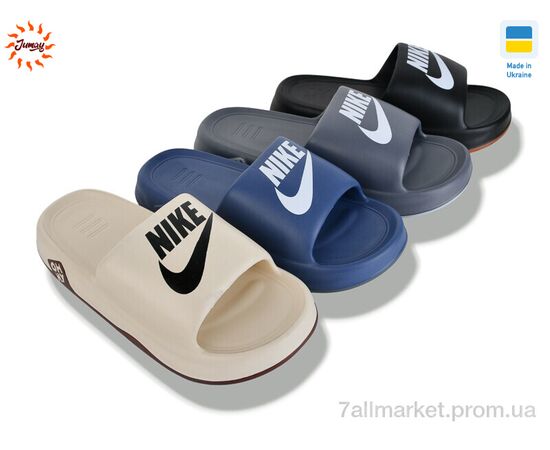 Шльопанці чоловічі пляжні Літо N111 mix (12 пар р.40-45) "Jumay" недорого оптом від прямого постачальника, зображення 2