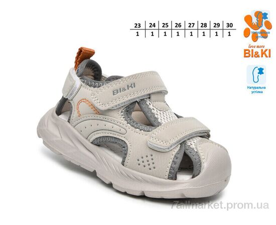 Сандалії дитячі літні Літо B60051K (8 пар р.23-30) "TOM.M" недорого оптом від прямого постачальника, зображення 2