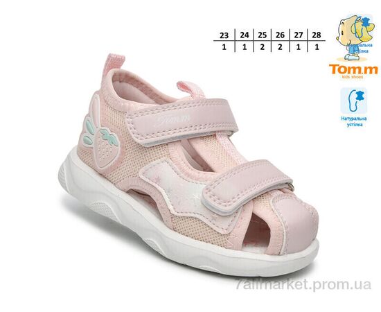 Босоніжки дитячі літні Літо 65123A (8 пар р.23-28) "TOM.M" недорого оптом від прямого постачальника, зображення 2