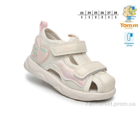 Босоніжки дитячі літні Літо 65123D (8 пар р.23-28) "TOM.M" недорого оптом від прямого постачальника, зображення 2