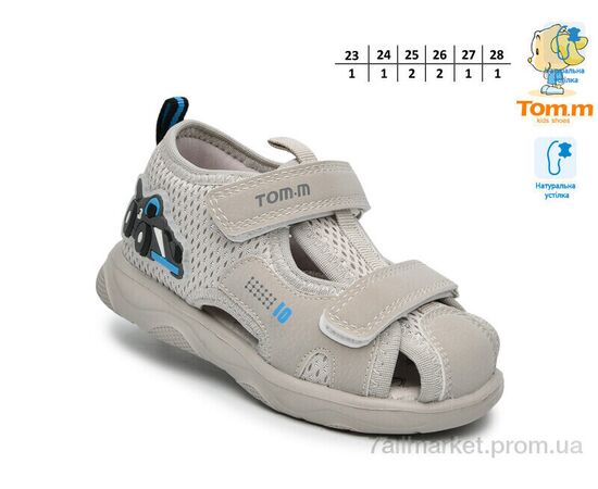 Сандалії дитячі літні Літо 65126H (8 пар р.23-28) "TOM.M" недорого оптом від прямого постачальника, зображення 2