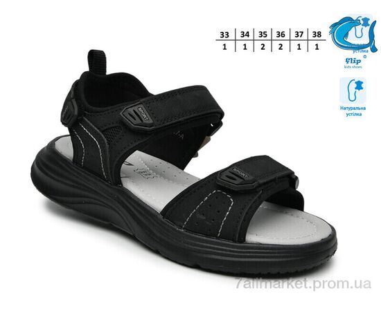 Сандалії дитячі літні Літо F65127A (8 пар р.33-38) "TOM.M" недорого оптом від прямого постачальника, зображення 2