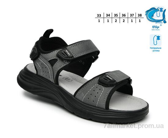 Сандалії дитячі літні Літо F65127B (8 пар р.33-38) "TOM.M" недорого оптом від прямого постачальника, зображення 2