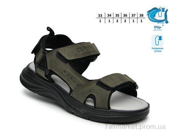 Сандалії дитячі літні Літо F65131C (8 пар р.33-38) "TOM.M" недорого оптом від прямого постачальника, зображення 2