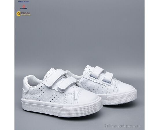 Кросівки дитячі модні Весна/осінь C76R white (6 пар р.19-24) "Clibee-Doremi" недорого оптом від прямого постачальника, зображення 2