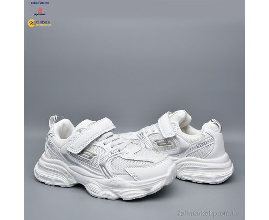Кросівки дитячі модні Весна/осінь LC825-1 white (6 пар р.32-37) "Clibee-Doremi" недорого оптом від прямого постачальника, зображення 2