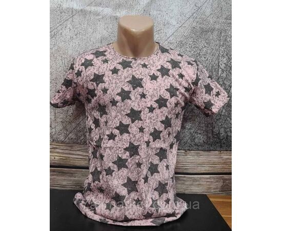 Футболка чоловіча з принтом Зірки р.M-2XL (3кв) "MODY" недорого гуртом від прямого постачальника, зображення 3