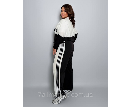 Костюм жіночий спортивний двонитка з лампасами (46-60) "LADA" недорого від прямого постачальника, зображення 3