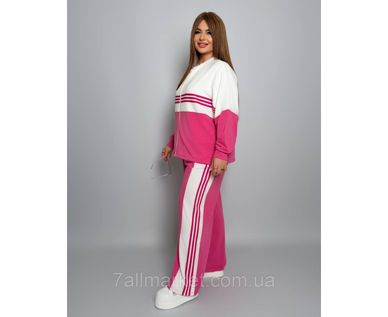 Костюм жіночий спортивний двонитка з лампасами (46-60) "LADA" недорого від прямого постачальника, зображення 3
