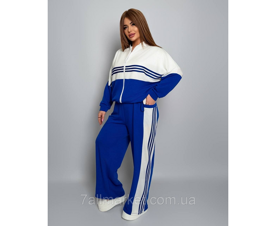 Костюм жіночий спортивний двонитка з лампасами (46-60) "LADA" недорого від прямого постачальника, зображення 3
