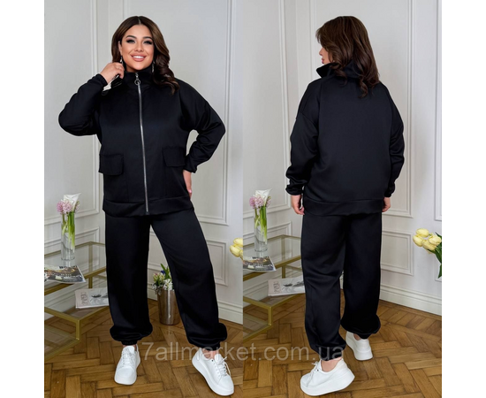 Костюм жіночий спортивний мікровельвет (46-60) "LADA" недорого від прямого постачальника, зображення 2