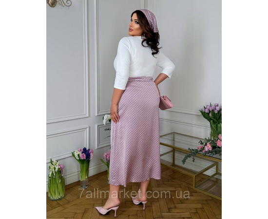 Фотография Костюм 2- ка женский комбинированный с косинкой р.46-60 "LADA" недорого оптом от прямого поставщика, изображение 3