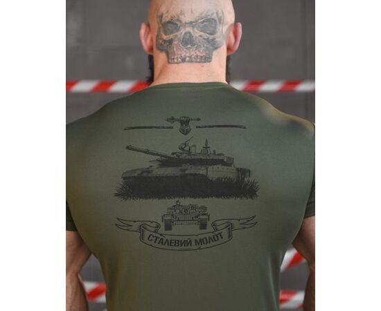 Фотография Футболка мужская 637 green р.M-3XL "Madoka" недорого оптом от прямого поставщика, изображение 2