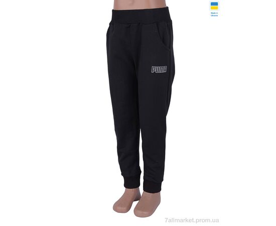 Фотография Спортивные штаны детские Весна/осень 029 (06881-10) black (122) (3 шт. р.сетка One size) "Obuvok" недорого оптом от прямого поставщика, изображение 2