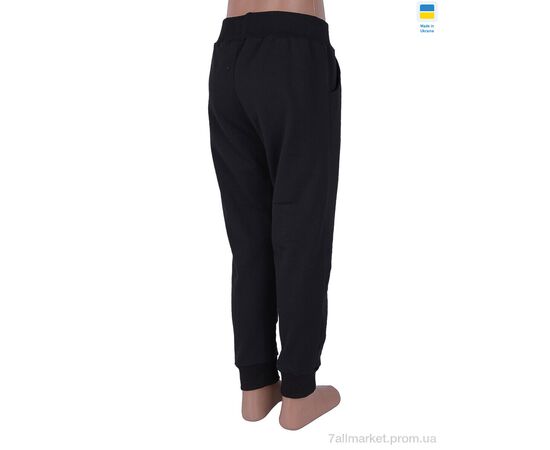 Фотография Спортивные штаны детские Весна/осень 029 (06881-10) black (122) (3 шт. р.сетка One size) "Obuvok" недорого оптом от прямого поставщика, изображение 3