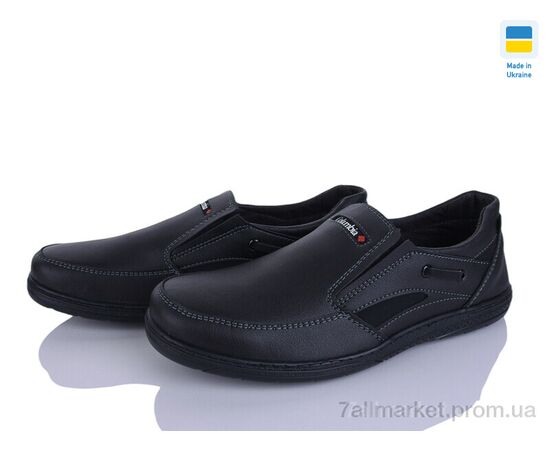 Фотография Туфли мужские стильные Весна/осень T14кз чорний (8 пар р.40-45) "Paolla" недорого оптом от прямого поставщика, изображение 2