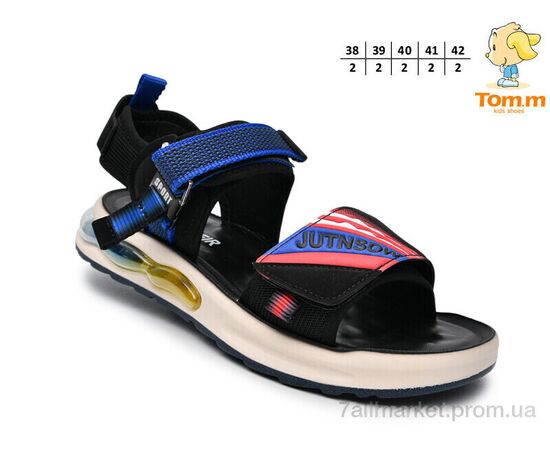 Сандалії дитячі літні Літо C2919A (10 пар р.38-42) "TOM.M" недорого оптом від прямого постачальника, зображення 2