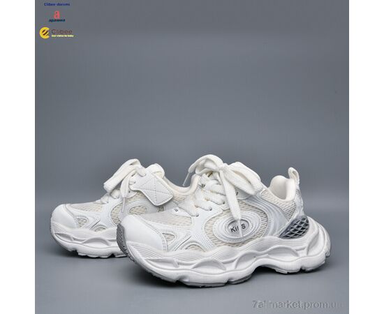 Фотография Кроссовки детские модные Весна/осень AD6823-1 white (7 пар р.31-37) "Clibee-Doremi" недорого оптом от прямого поставщика, изображение 2