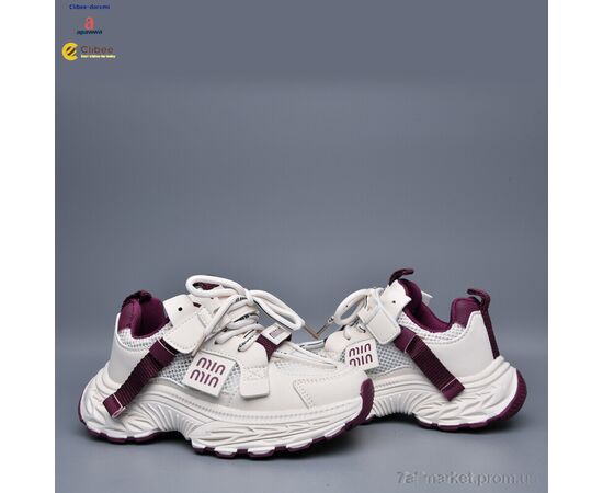 Фотография Кроссовки детские модные Весна/осень AD7723-1 white-red (6 пар р.32-37) "Clibee-Doremi" недорого оптом от прямого поставщика, изображение 2