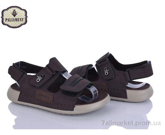 Фотография Сандалии детские летние Лето A16 coffe (8 пар р.36-41) "PALIAMENT" недорого оптом от прямого поставщика, изображение 2