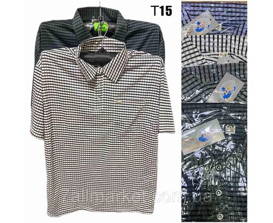 Футболка-поло чоловіча молодіжна р-ри XL-4XL (мікс кв) "STELLA" недорого гуртом від прямого постачальника, зображення 2