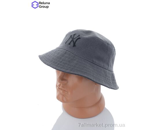 Фотография Панама мужская Лето FR008-2 grey (5 шт. р.сетка ) "Reluna Group" недорого оптом от прямого поставщика, изображение 2