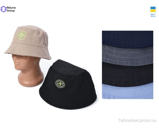 Фотография Панама мужская Лето XR001 mix (5 шт. р.сетка One size) "Reluna Group" недорого оптом от прямого поставщика, изображение 2