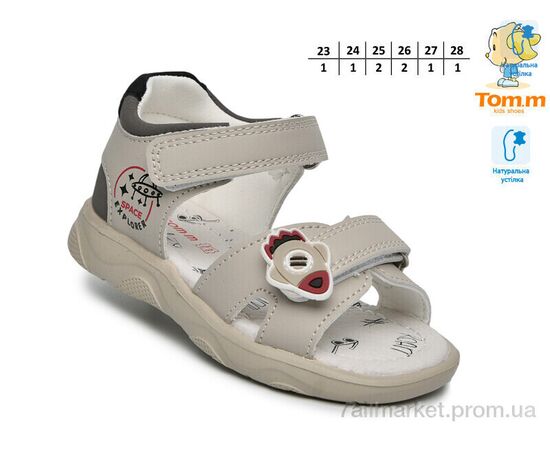 Сандалії дитячі літні Літо 68070C (8 пар р.23-28) "TOM.M" недорого оптом від прямого постачальника, зображення 2
