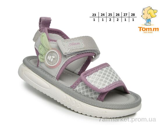 Босоніжки дитячі літні Літо 65067E (8 пар р.23-28) "TOM.M" недорого оптом від прямого постачальника, зображення 2