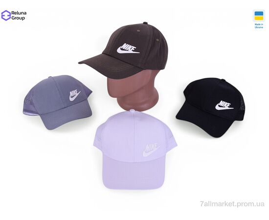 Кепка для чоловіків Літо SF010-2 mix (5 шт. р.сітка) "Reluna Group" недорого оптом від прямого постачальника, зображення 2