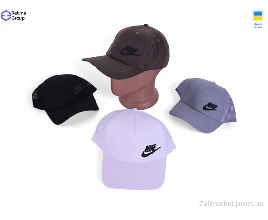 Кепка для чоловіків Літо SF010-5 mix (5 шт. р.сітка) "Reluna Group" недорого оптом від прямого постачальника, зображення 2