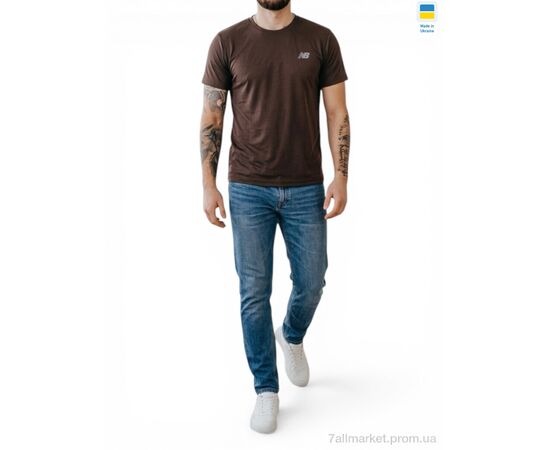 Фотография Футболка мужская Лето 01NB норма шоколад (8 шт. р.сетка 46-54) "Sport style" недорого оптом от прямого поставщика, изображение 2