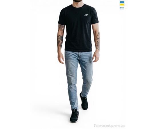 Фотография Футболка мужская Лето 01NB норма чорний (8 шт. р.сетка 46-54) "Sport style" недорого оптом от прямого поставщика, изображение 2