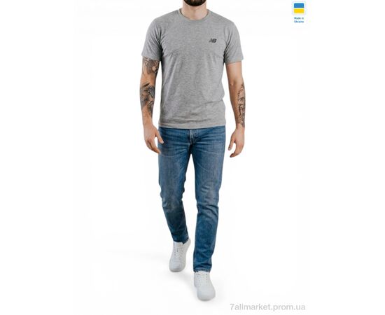 Фотография Футболка мужская Лето 01NB норма сірий (8 шт. р.сетка 46-54) "Sport style" недорого оптом от прямого поставщика, изображение 2