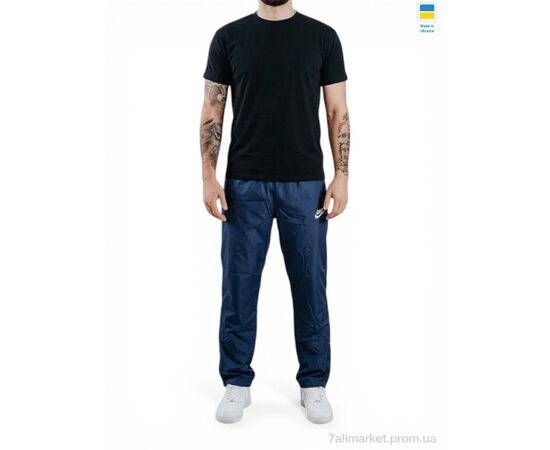 Фотография Спортивные брюки мужские Весна/осень Y01NI синій (5 шт. р.сетка S-2XL) "Sport style" недорого оптом от прямого поставщика, изображение 2
