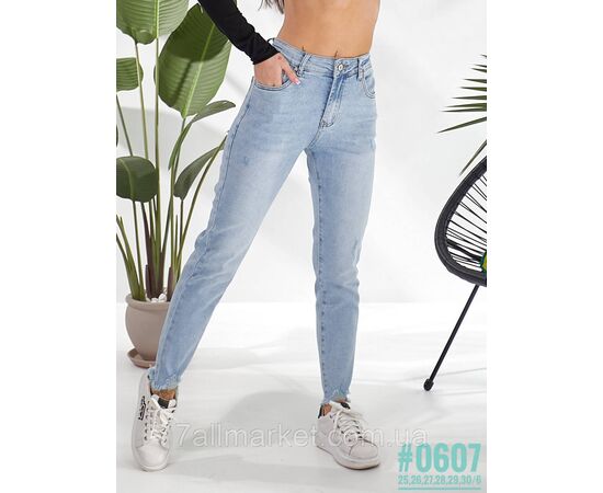 Жіночі MOM jeans розмірний ряд 25,26,27,28,29,30 "PARTNERS" недорого від прямого постачальника, зображення 3