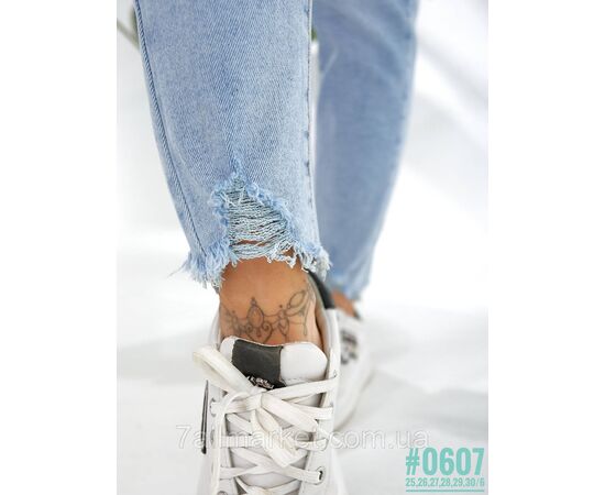 Жіночі MOM jeans розмірний ряд 25,26,27,28,29,30 "PARTNERS" недорого від прямого постачальника, зображення 5