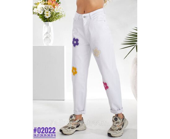 Жіночі MOM Jeans розмірний ряд 26,27,28,29,30,31 "PARTNERS" недорого від прямого постачальника, зображення 3