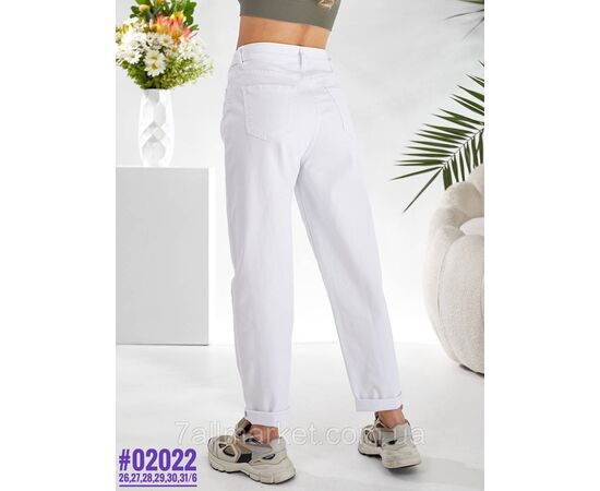 Жіночі MOM Jeans розмірний ряд 26,27,28,29,30,31 "PARTNERS" недорого від прямого постачальника, зображення 4