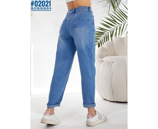 Жіночі MOM Jeans розмірний ряд 26,27,28,29,30,31 "PARTNERS" недорого від прямого постачальника, зображення 5