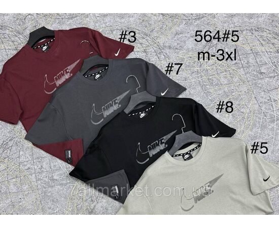 Фотография Футболка мужская молодёжная р-р оверсайз M-3XL (4цв) "PROSTOMEN" недорого оптом от прямого поставщика, изображение 2