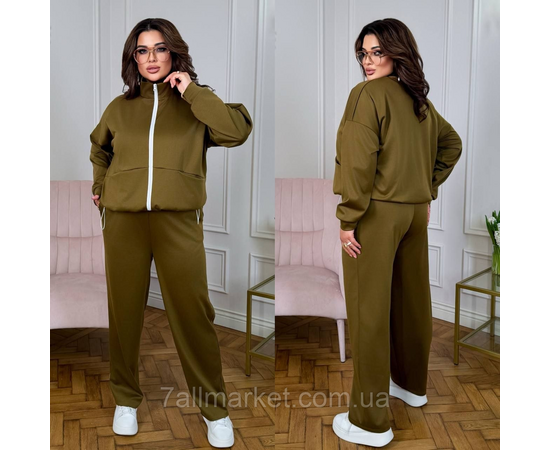 Фотография Спортивный костюм 3-ка женский евро трикотаж (46-60) "LADA" недорого от прямого поставщика, изображение 3