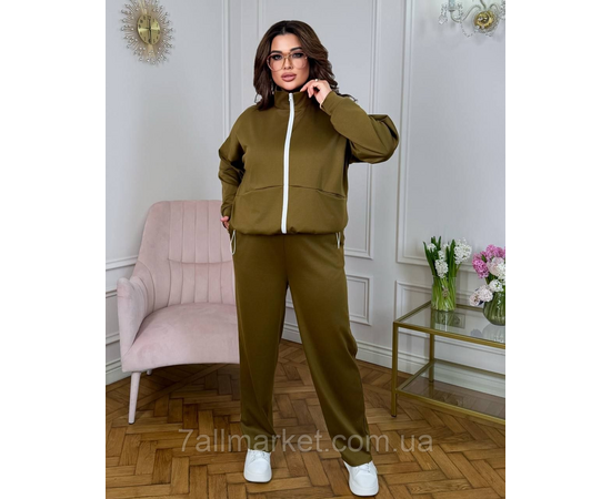 Фотография Спортивный костюм 3-ка женский евро трикотаж (46-60) "LADA" недорого от прямого поставщика, изображение 4