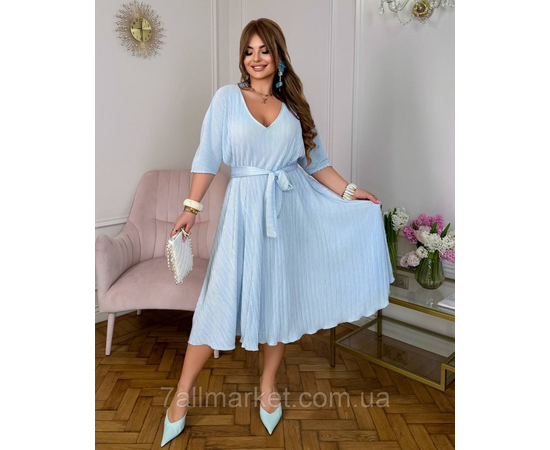 Плаття жіноче пліссер р-ри 46-60 "LADA" купити недорого від прямого постачальника, зображення 4