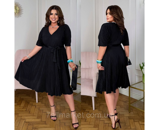 Плаття жіноче пліссер р-ри 46-60 "LADA" купити недорого від прямого постачальника, зображення 2