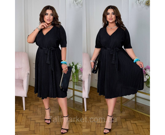 Плаття жіноче пліссер р-ри 46-60 "LADA" купити недорого від прямого постачальника, зображення 3