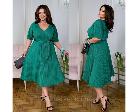 Плаття жіноче пліссер р-ри 46-60 "LADA" купити недорого від прямого постачальника, зображення 2