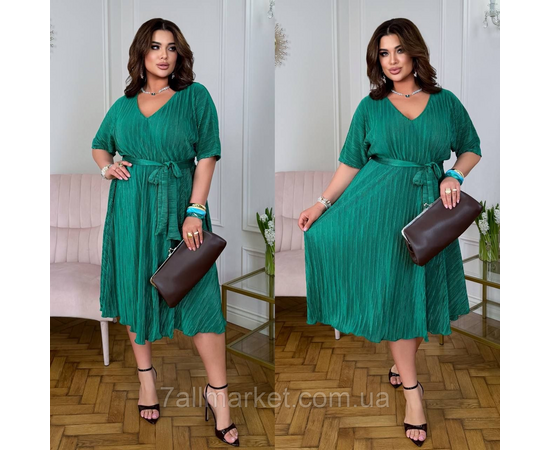 Плаття жіноче пліссер р-ри 46-60 "LADA" купити недорого від прямого постачальника, зображення 3