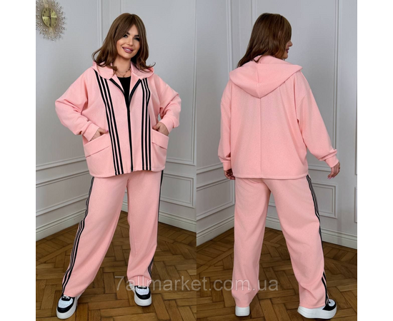 Спортивний костюм жіночий креп сафарі (46-60) "LADA" недорого від прямого постачальника, зображення 3