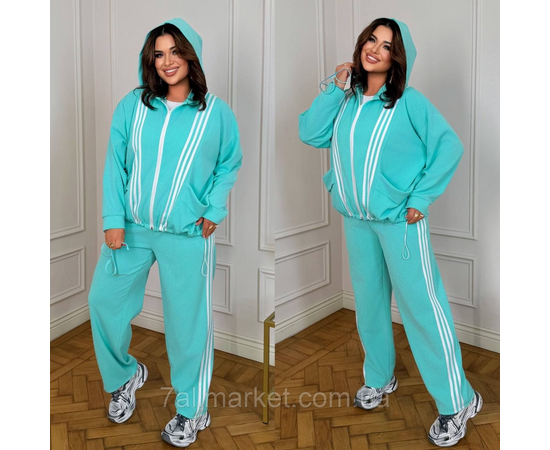 Фотография Спортивный костюм  женский креп сафари (46-60) "LADA" недорого от прямого поставщика, изображение 2